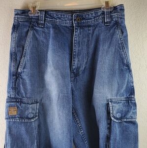 Polo Ralph Lauren Jeans Shorts Mens 30 Denim Authentic Military Trousers